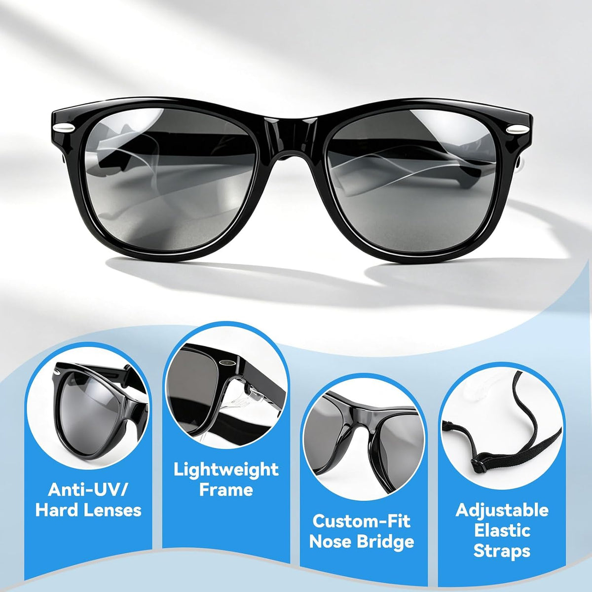Dog Sunglasses for Medium Dogs, UV Protection Medium Dog Glasses Outdoors Riding Driving, Pet Aviator Sun Glasses Photos