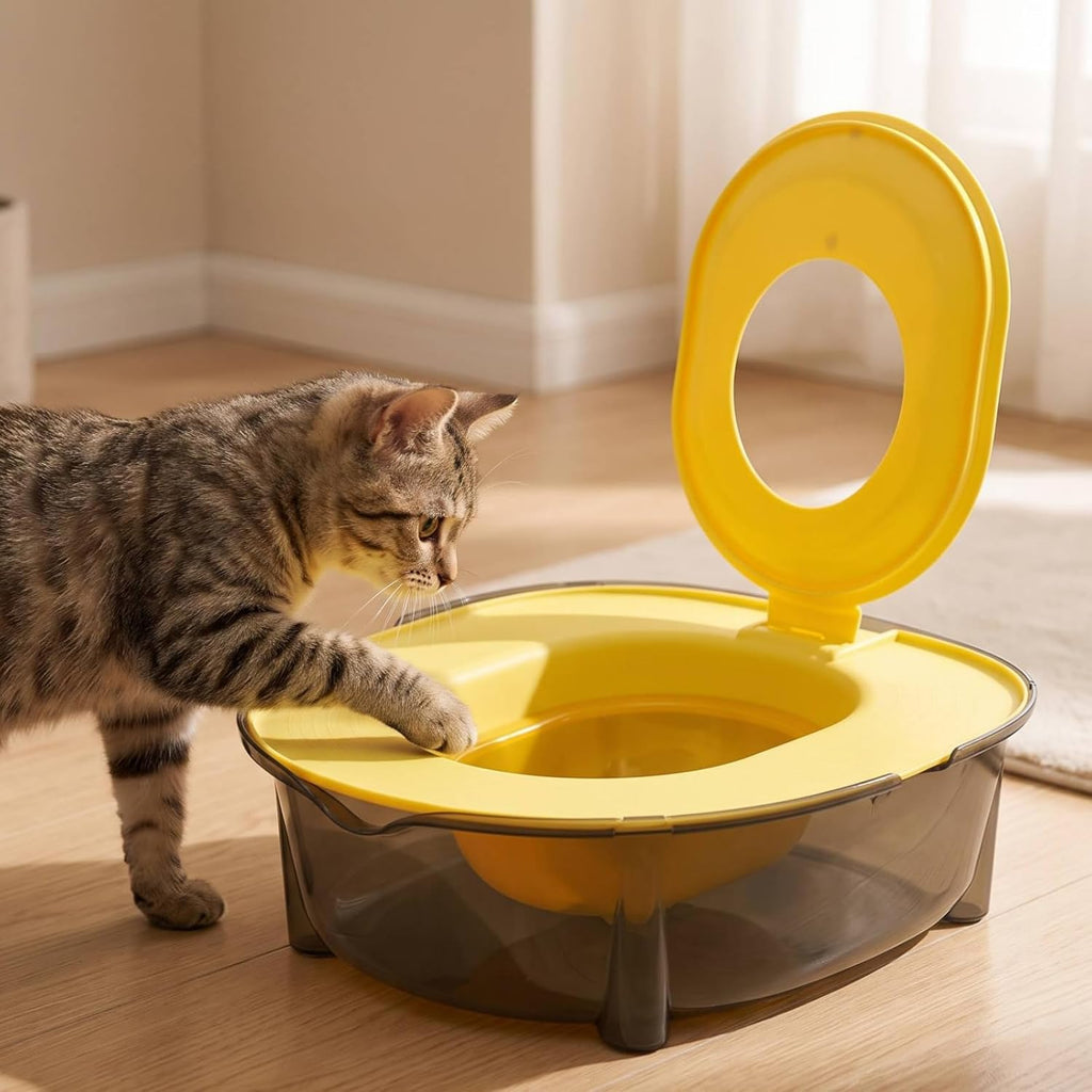 Anti- Feline Waste Tray, Blue