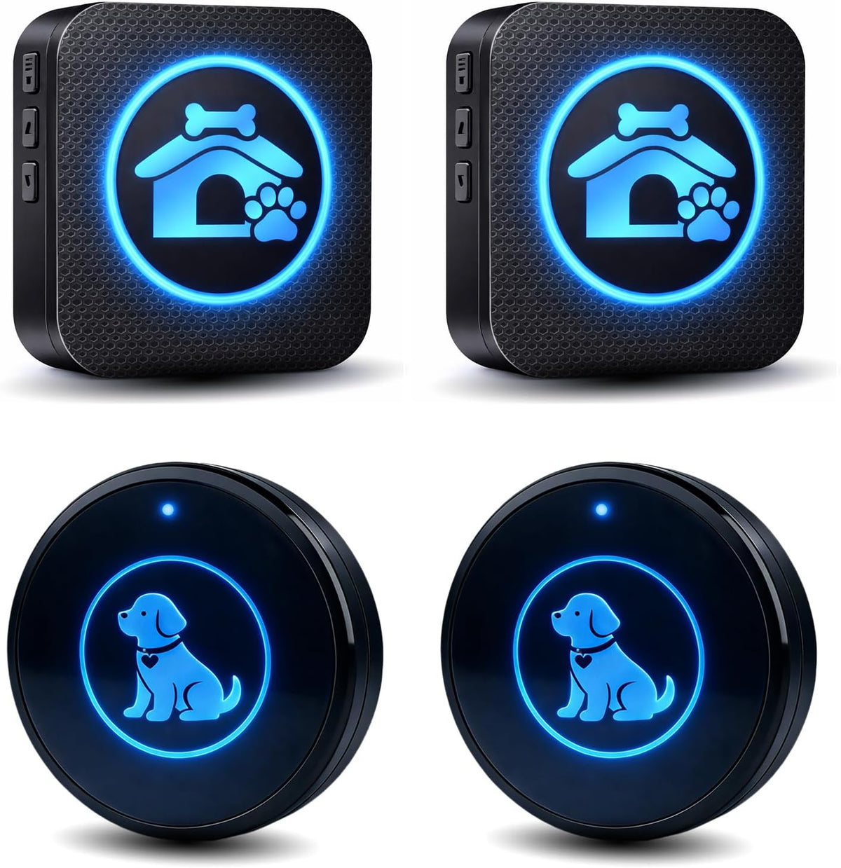 Dog Door Bell for Potty Training, Wireless Dog Doorbells to Go Outside, 1000 Feet Long Range, IP65 Waterproof, 60 Melodi