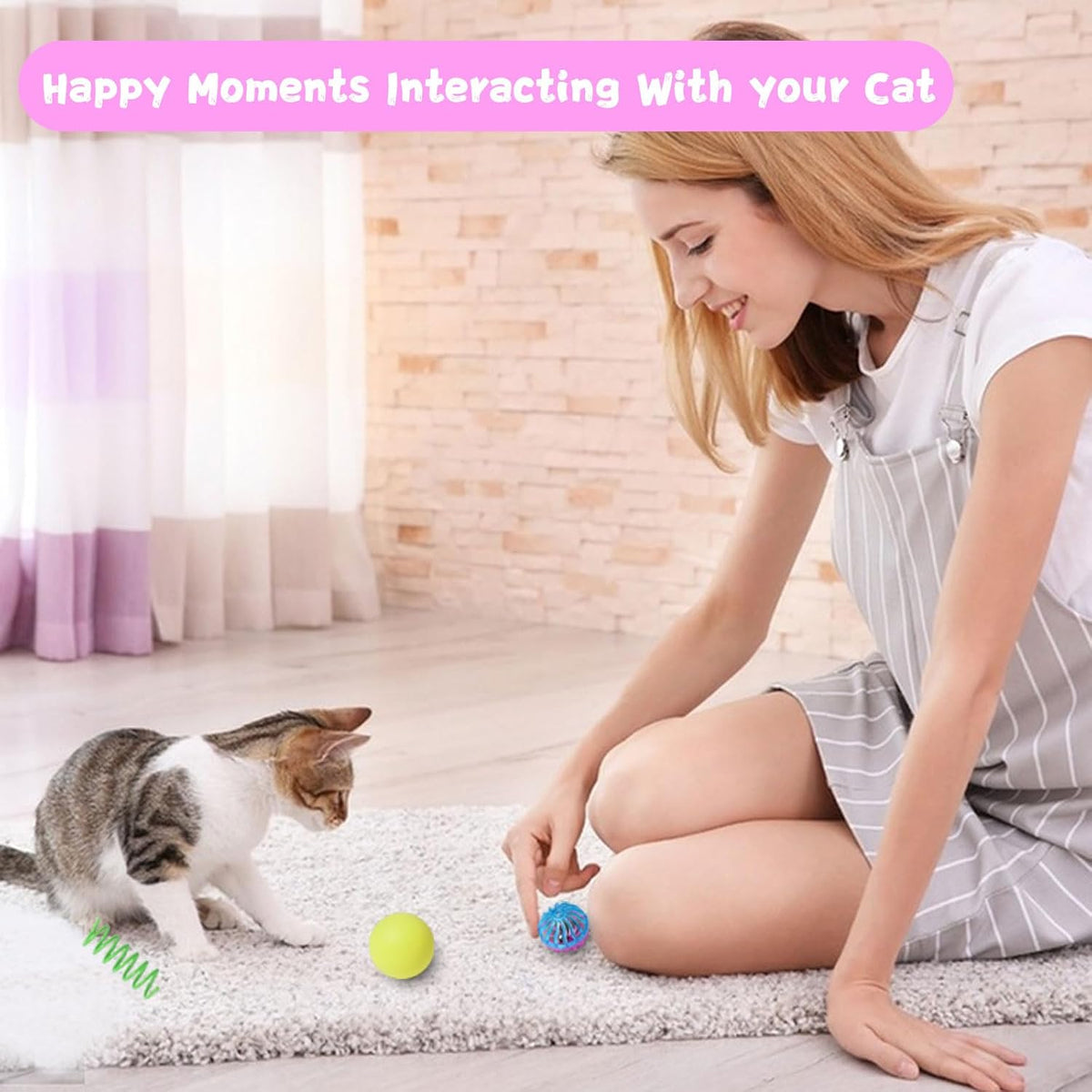Cat Toys for Indoor Cats 40 PCS Kitten Toys