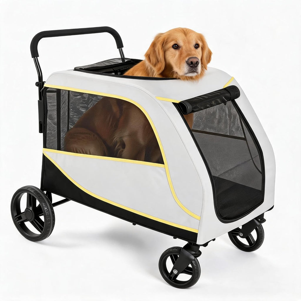 Heavy-Duty All-Terrain Dog Stroller for Large & Senior Dogs
