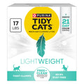 Purina Tidy Cats Low Dust Clumping Cat Litter, LightWeight Free & Clean Unscented, Multi Cat Litter - 17 lb. Box