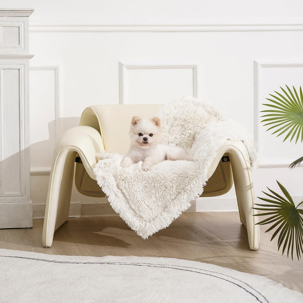 Waterproof Dog Blanket for Couch & Furniture Protection - Super Soft Reversible Throw for Large Dogs & Cats, Calming Was