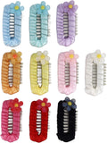 Pet Hair Clips Mini French Barrettes, 10 Pack Secure Grip