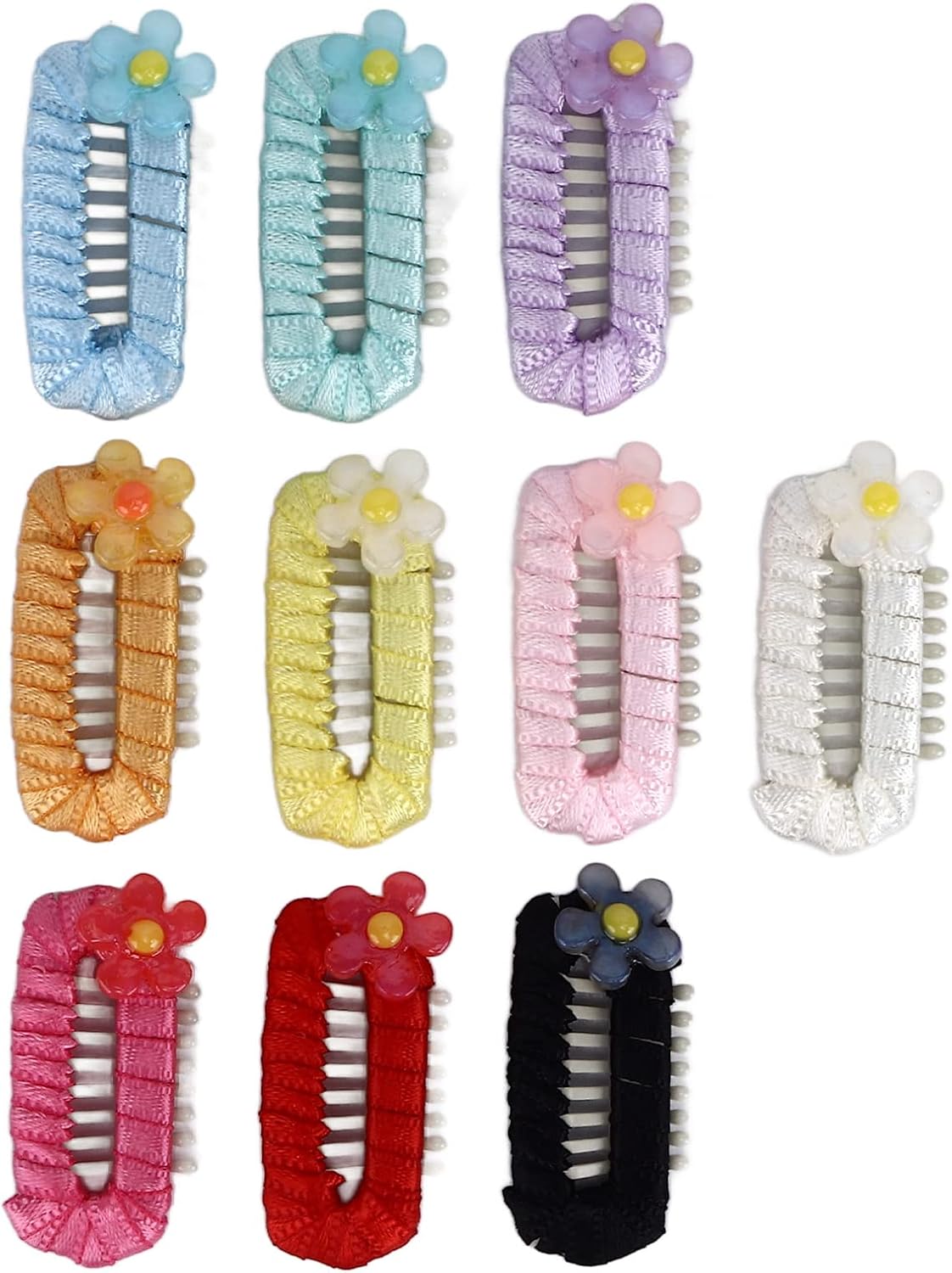 Pet Hair Clips Mini French Barrettes, 10 Pack Secure Grip