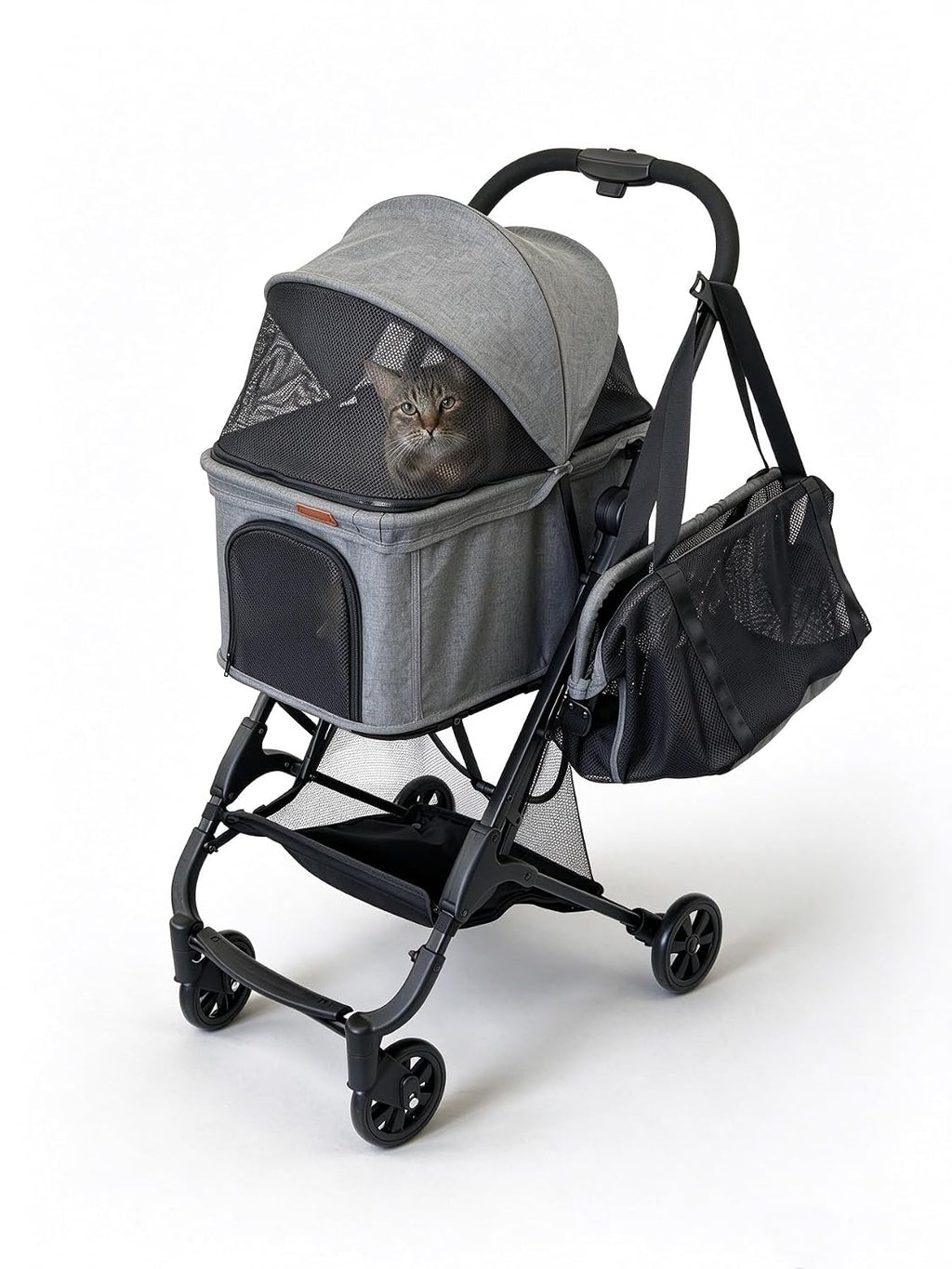 Small Dog Stroller, Travel Mini Pet Cat Strollers
