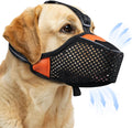 Soft Mesh Dog Muzzle, Adjustable Breathable for Small Medium Large Dogs