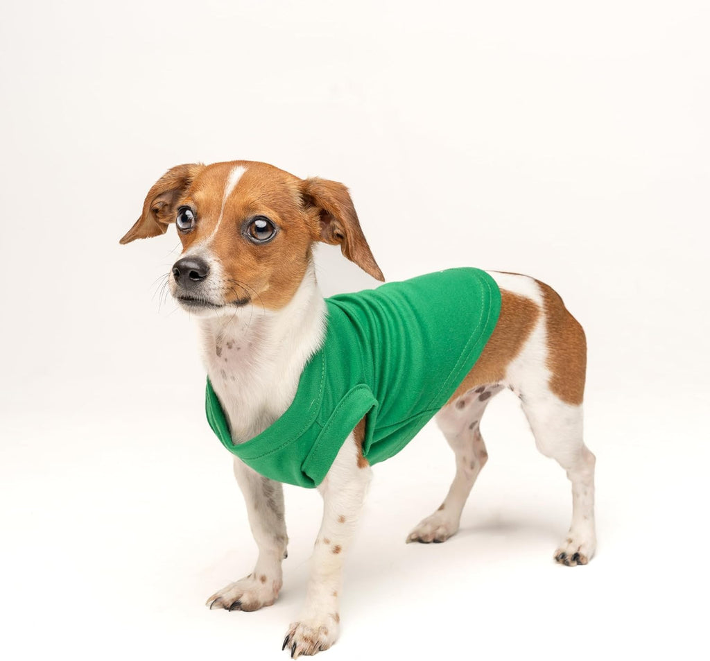 Pup Cup Addicted Coffee Barista Dog Tee Shirt Sleeveless Breeds Halloween Costume | Green, 5X-Large 1106