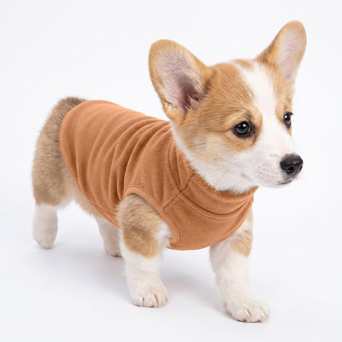 GYALAPERI 3 Pack Fleece Dog Sweaters for small dogs, Stretch Pullover Vest