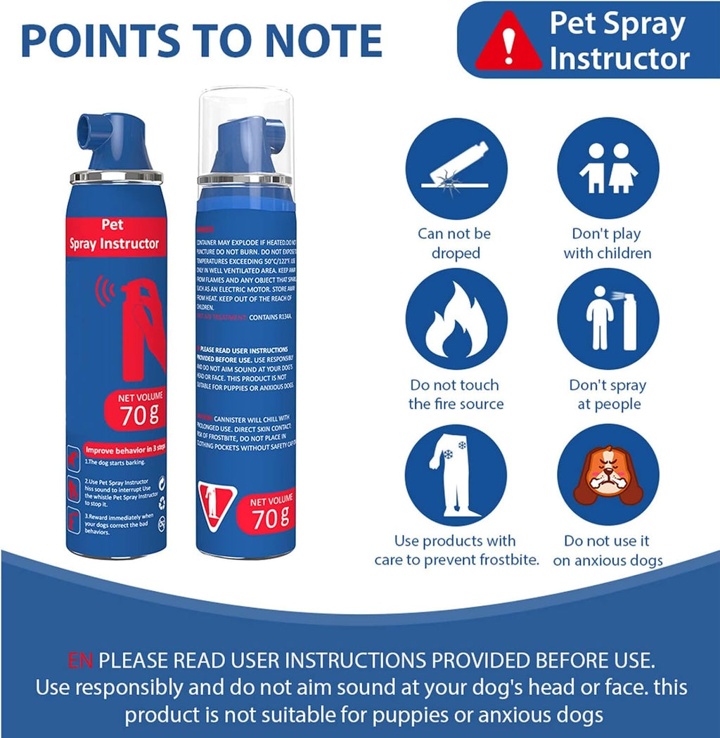 Corrector Spray Dog Trainer (75ml/Can) for Stops Unwanted Dog Behaviours