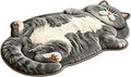 Soft Cats Floor Mat, Sleeping Feline Entryway Area Rug，E：50 * 80