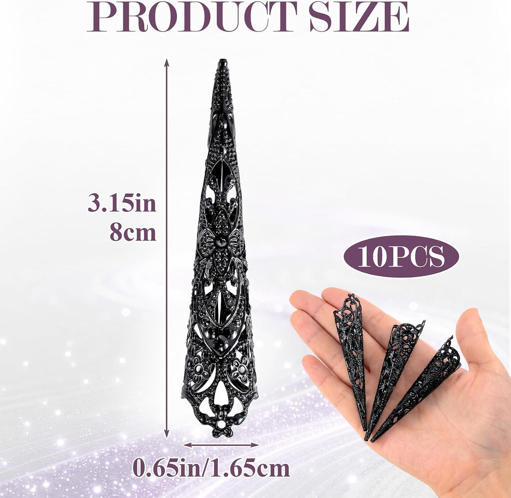 ANCIRS Finger Nail Tip Claw Rings