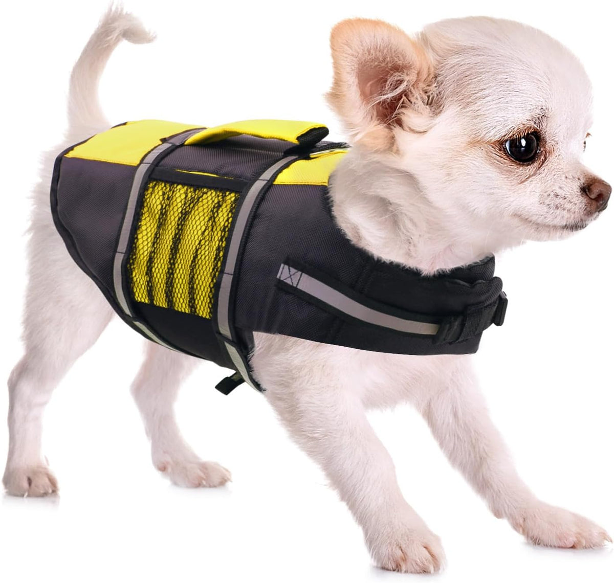 Small Dog Life Jacket,Adjustable Dog Life Vest for Small Dogs