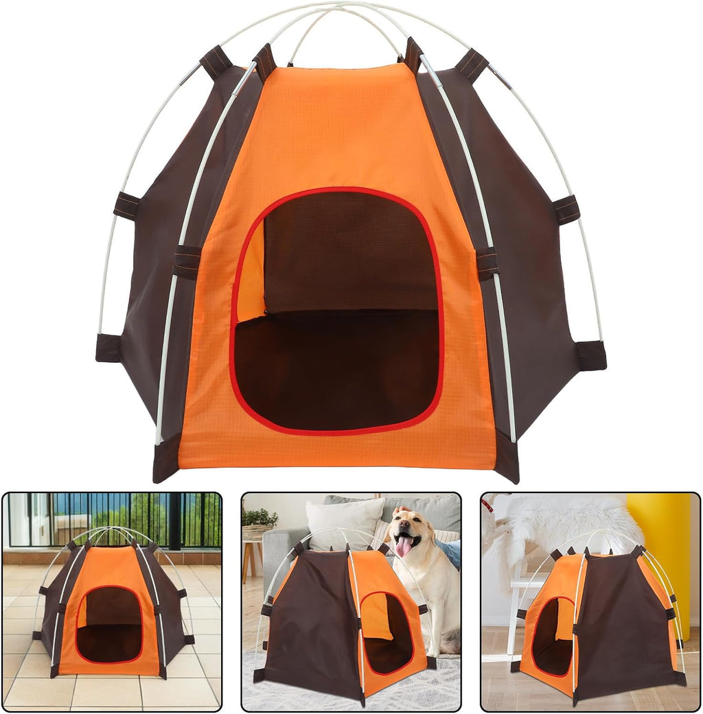 Portable Foldable up PET Tent, Waterproof Oxford Dog House for Small Pets
