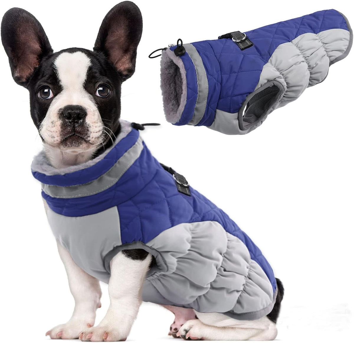 Dog Coat Warm Dog Winter Coat Waterproof Dogs Jacket with Harness