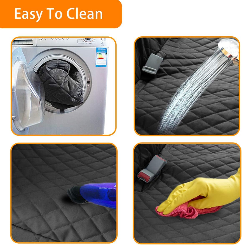 Honest Dog Car Seat Covers, Dog seat Cover with Side Flap for Cars, Trucks, and Suv's - Waterproof & Nonslip Pet Seat Co