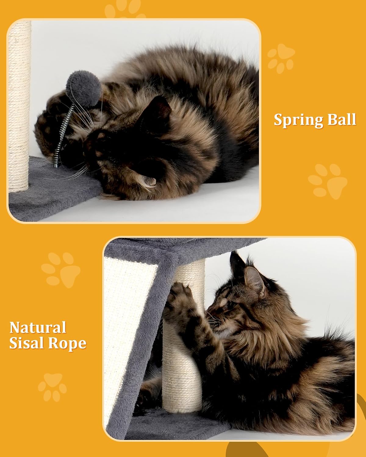 Cat Tree for Large Cats, 20x16.5 Perch Bed for Adult Senior Cats