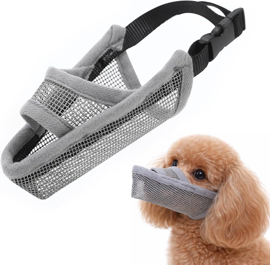 Crazy Felix Dog Muzzle Anti Eating for Small Medium Large Dogs, M, Black