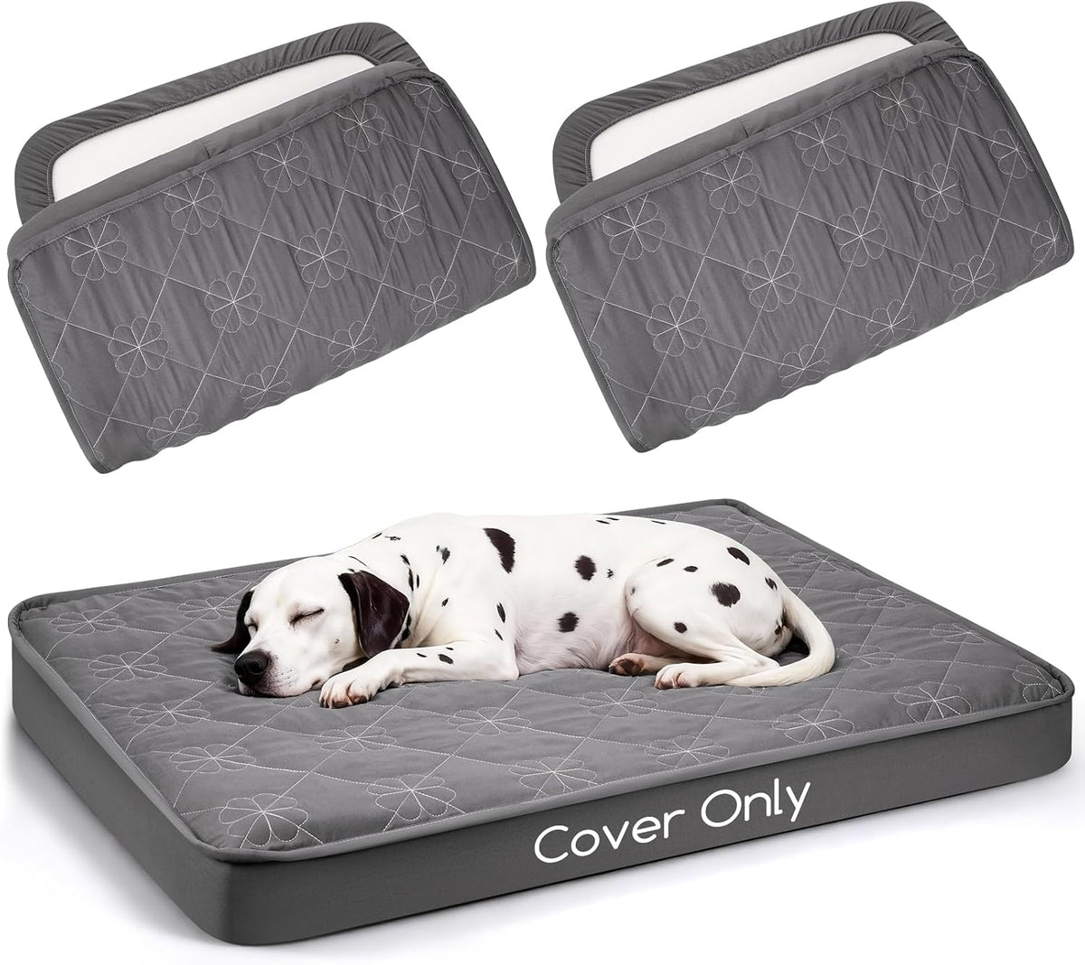 Dog Bed Cover with Waterproof TPU Backing,36" x 27",Cover Only