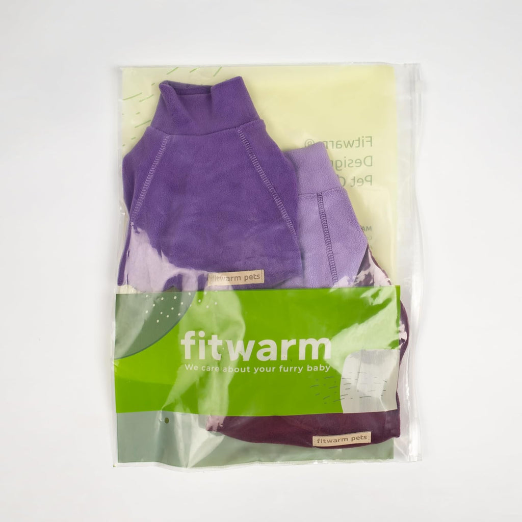 Fitwarm 3 Pack Classic Fleece Dog Sweater, Turtleneck Dog Sweatshirt, Dog Winter Clothes for Small Dogs Boy Girl, Pet Pu