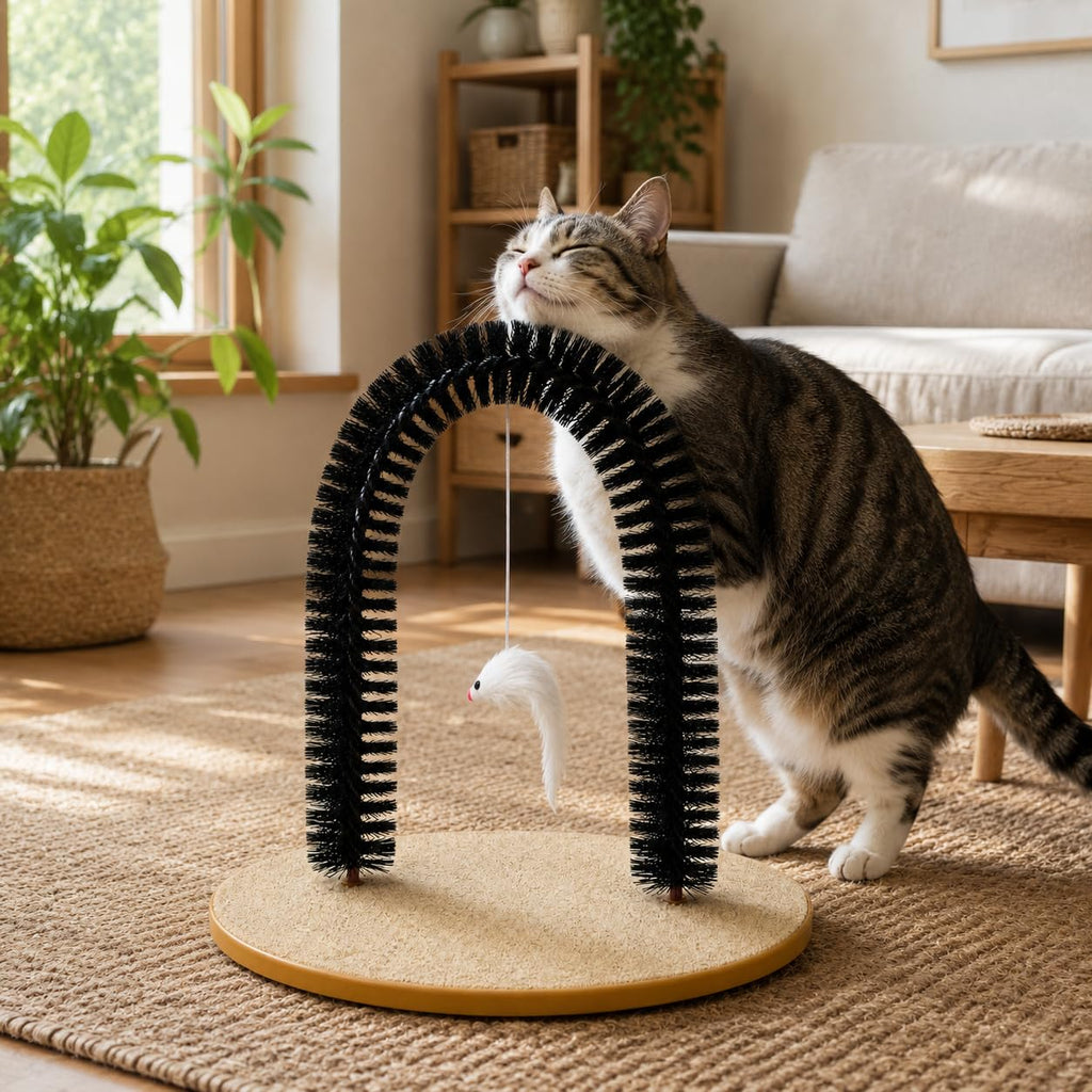 Pet Self Grooming Brush Pet Hair Massage Tool 60cm Arch Shaped Brush