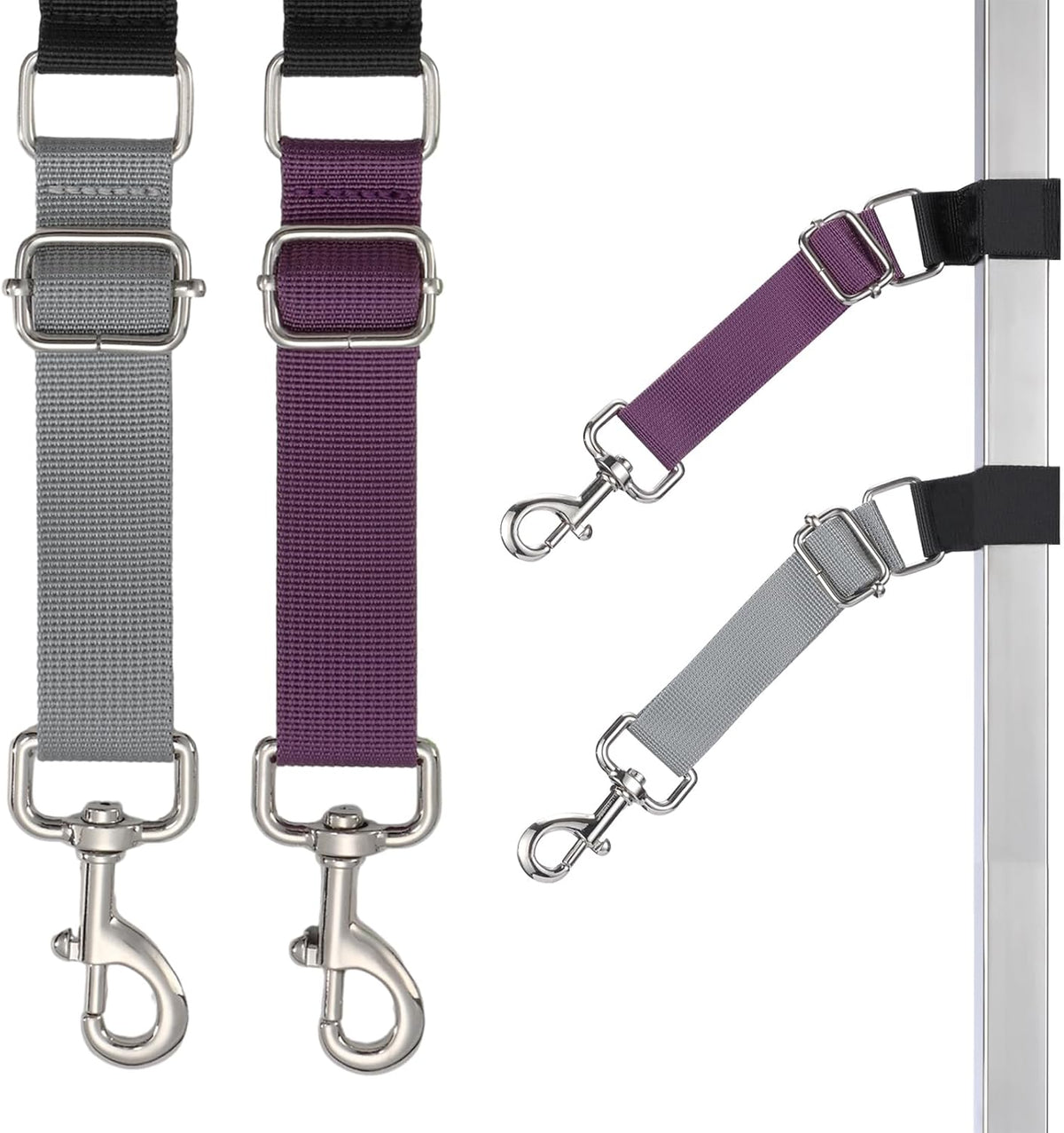 Pet Dog Grooming Arm Accessories - Dogs Loop Pets Grooming Loops Extension Straps 2 PCS Adjustable Secure and Stable Loo