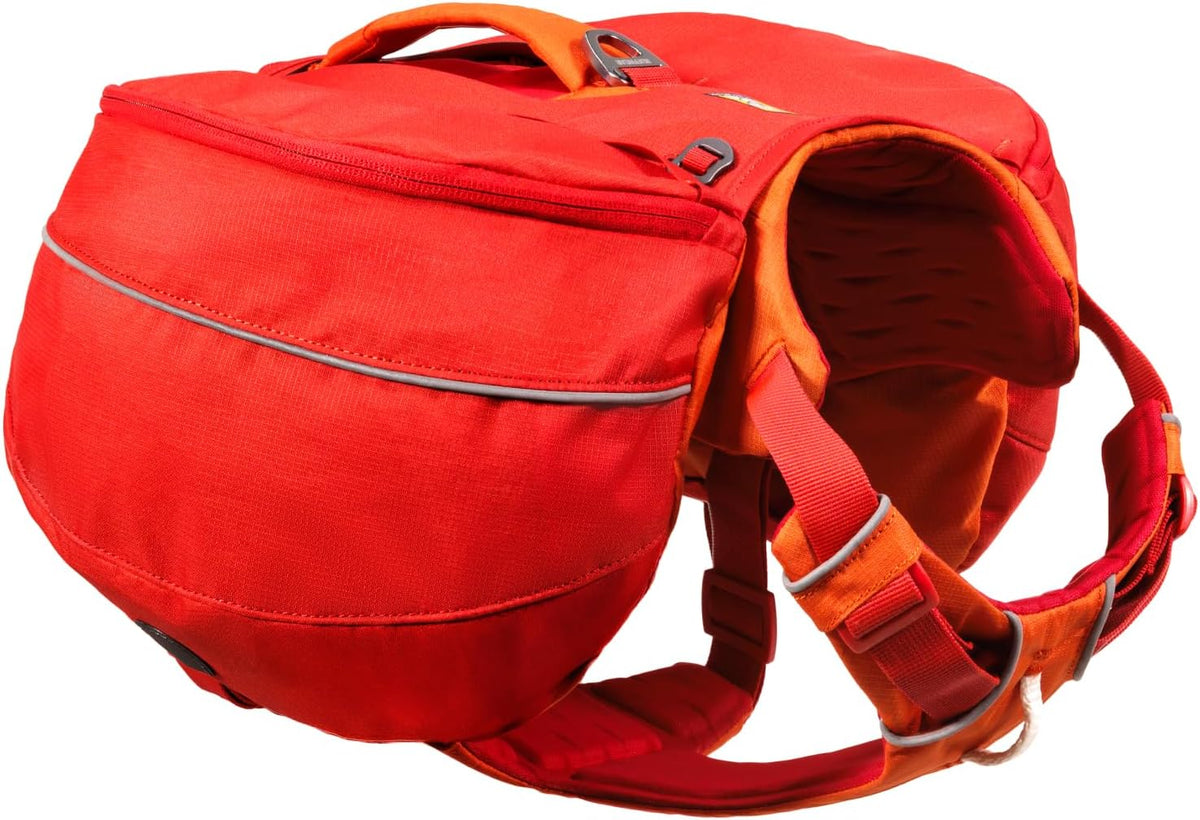Ruffwear, Palisades Dog Backpack, Red Sumac, Large/X-Large