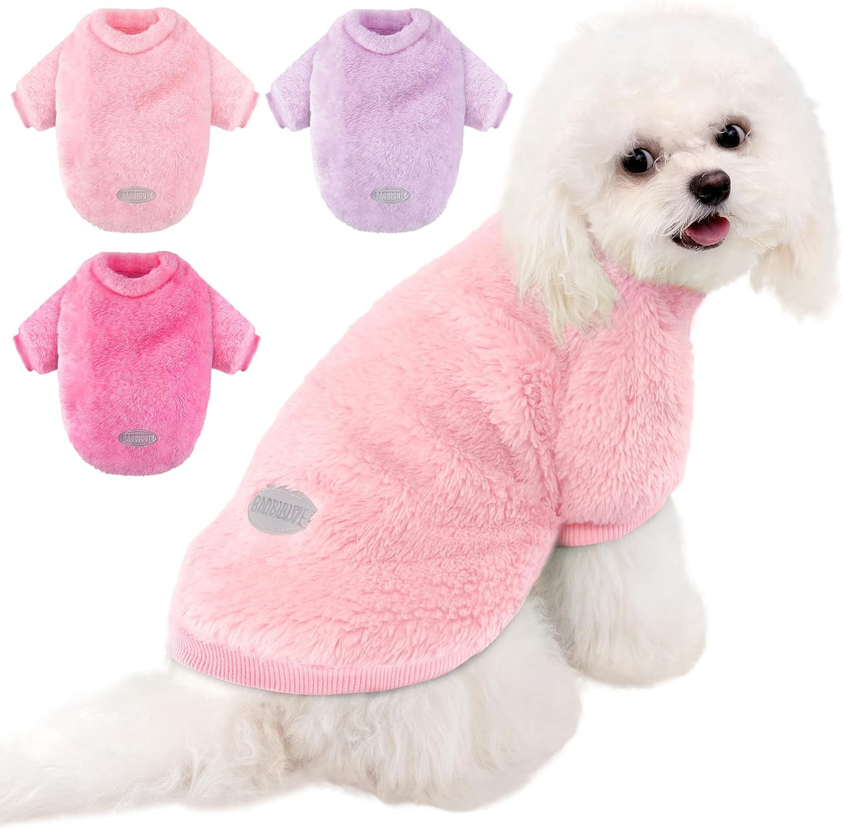 3 Pack Dog Sweater Clothes for Small Dogs Girls Boys Christmas