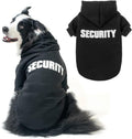 Security Dog Hoodie for Small Medium Large Dogs Boys Girls