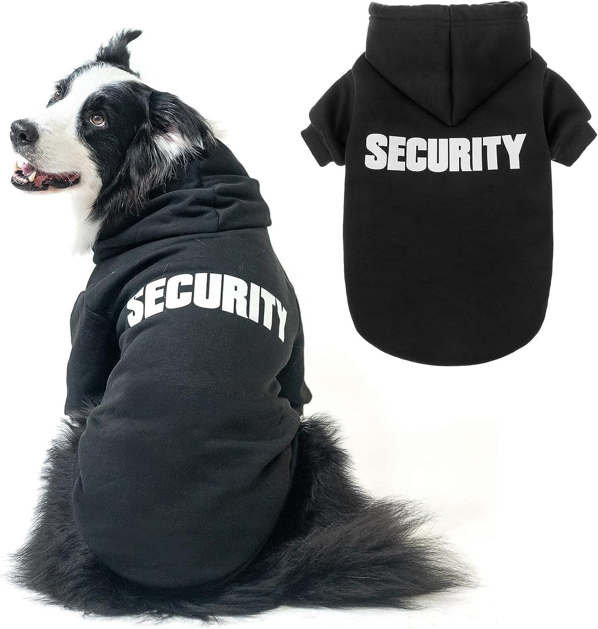 Security Dog Hoodie for Small Medium Large Dogs Boys Girls