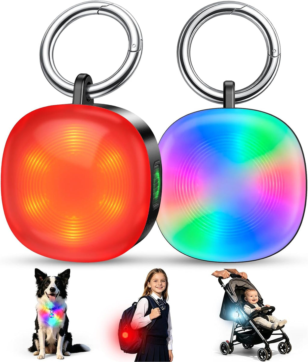 Safety Light 100LM, 4 Modes Dog Collar Light/Stroller/Backpack Light