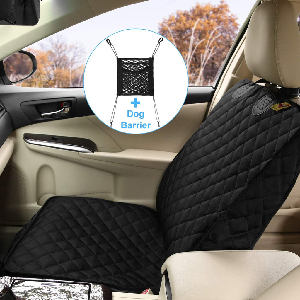 Car Seat Covers Front Seats,Car Seat Protector for Dogs,Scratch-Proof Dog Car Seat Cover,Fits Most Cars SUVs & Trucks(Bl