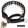Mayerzon Martingale Dog Collar No Pull, Black, M | Neck Cir 14.5"-18.5"
