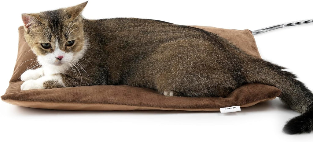 Outdoor Cat Heating Pad, 19.7" x 15.7", 40W, Grey
