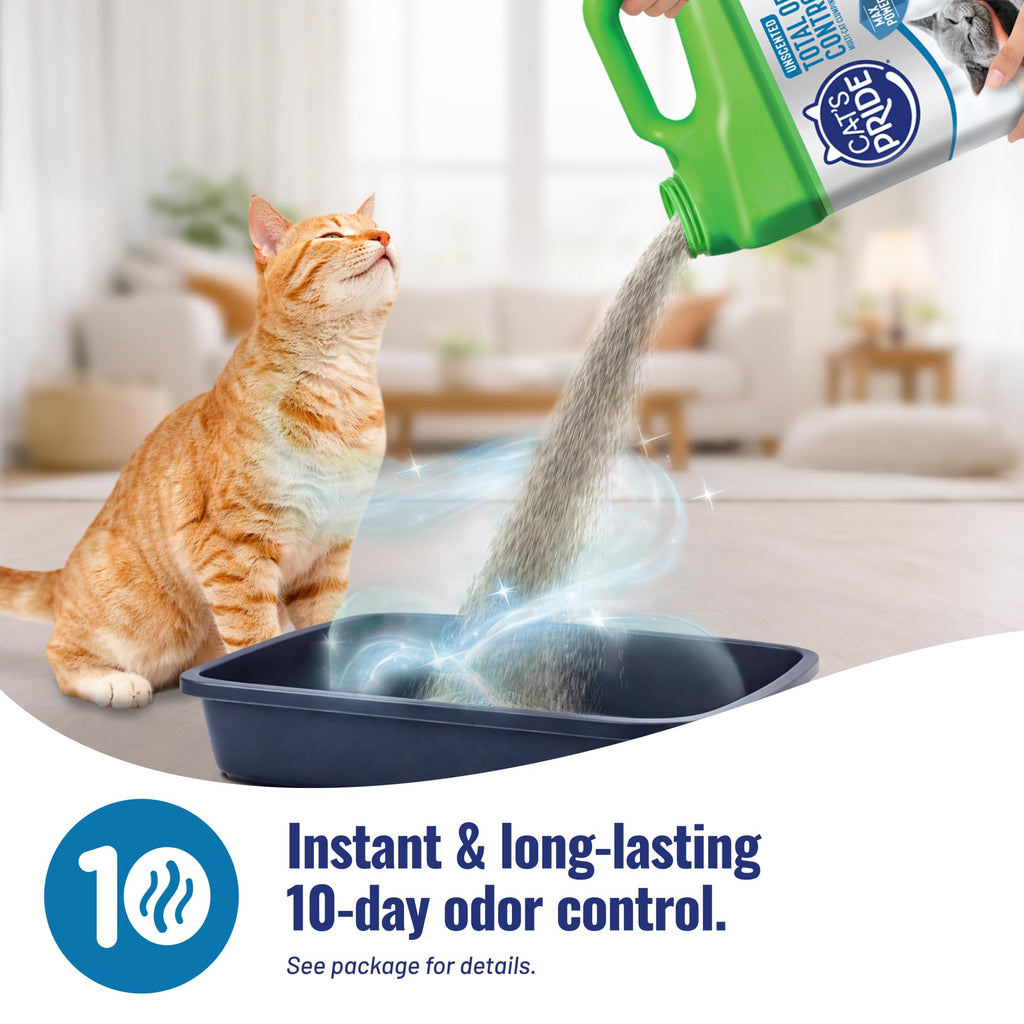 Cat's Pride Total Odor Control, Max Power, Clumping Litter Unscented 15lb