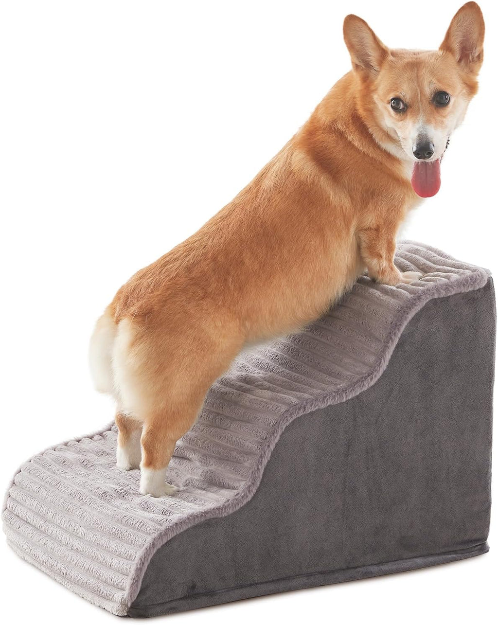Dog Stairs for Small Dogs 15.7'' H, 3-Step High Density Foam