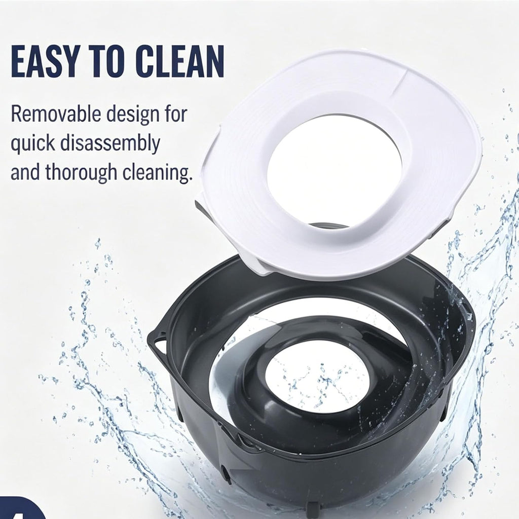 Cat Toilet Trainer Kit Universal, Reusable Portable Litter Box (Gray)