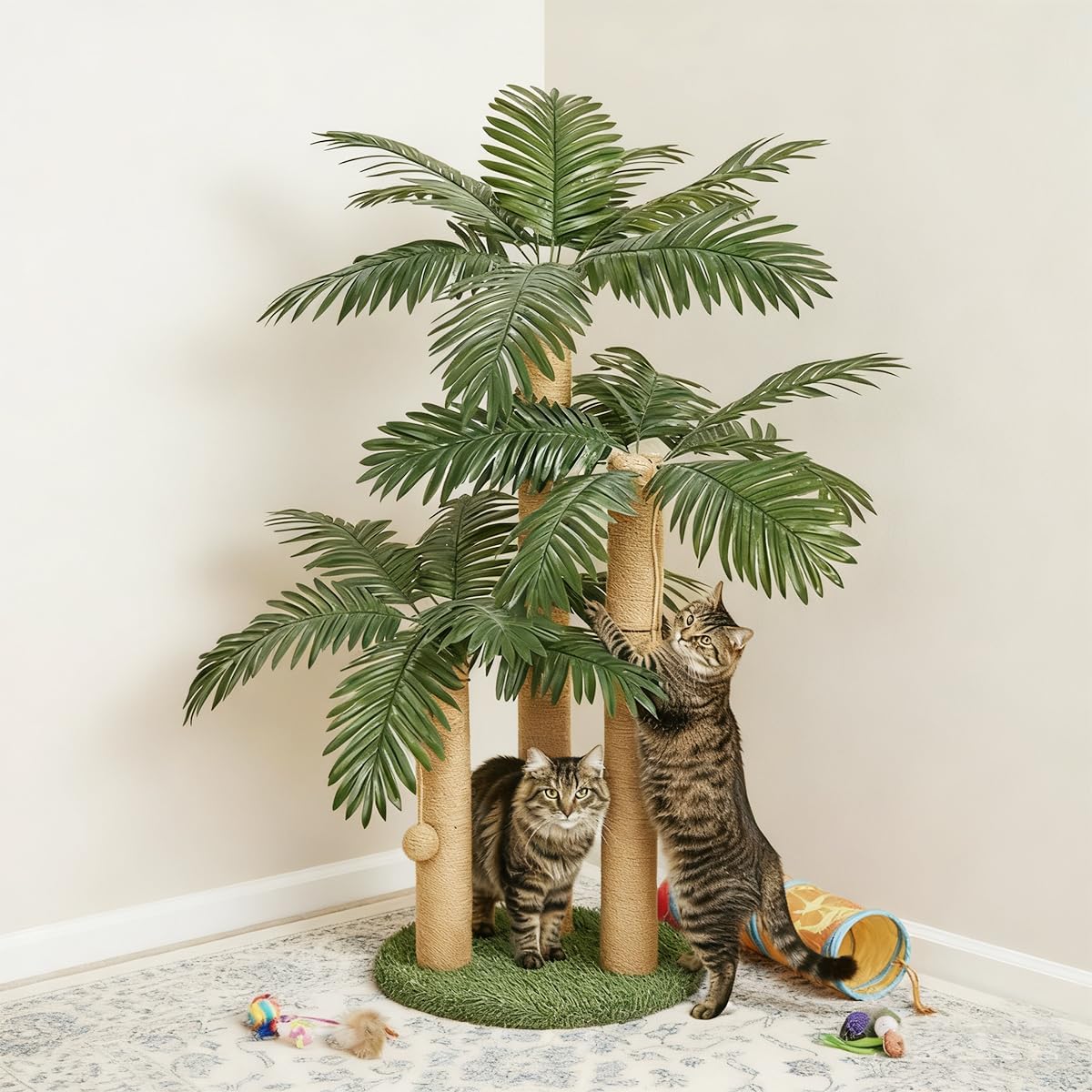 LEMONDA 31.5Inch Palm Tree Cat Scratching Post