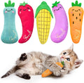 5Pcs Catnip Cat Toys for Indoor Cats Kitten, Cute Vegetable Shape