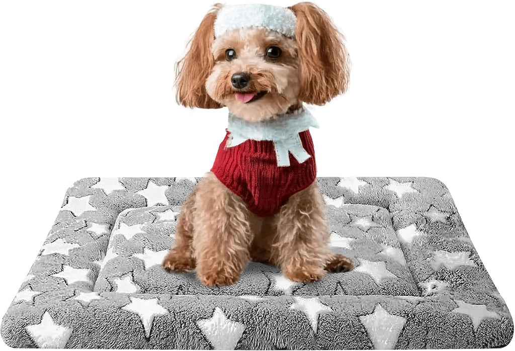 Dog Bed Mat, Reversible Crate Pad, Machine Washable for Small Dogs