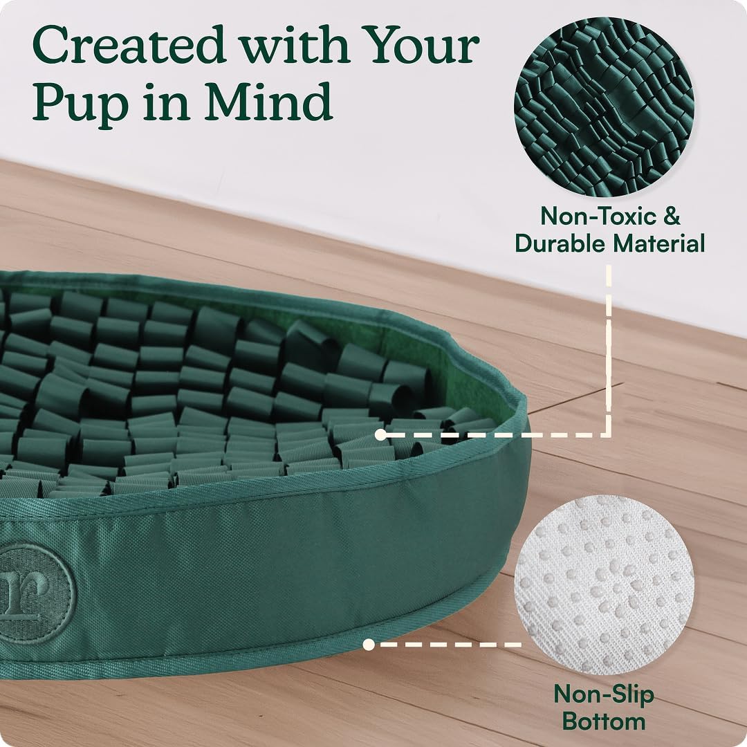 Reggie Snuffle Mat for Dogs, for Calming Support, Reducing Speed Eating, and Mental Stimulation, Durable & Easy to Clean