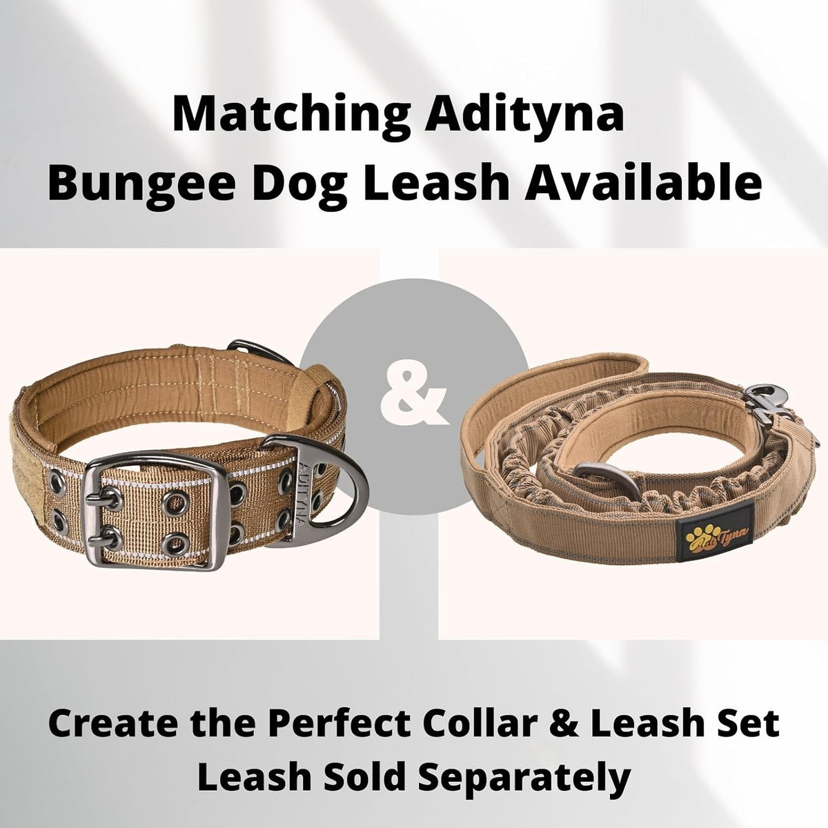 Heavy Duty Dog Collar for Large Dogs with Traffic Handle