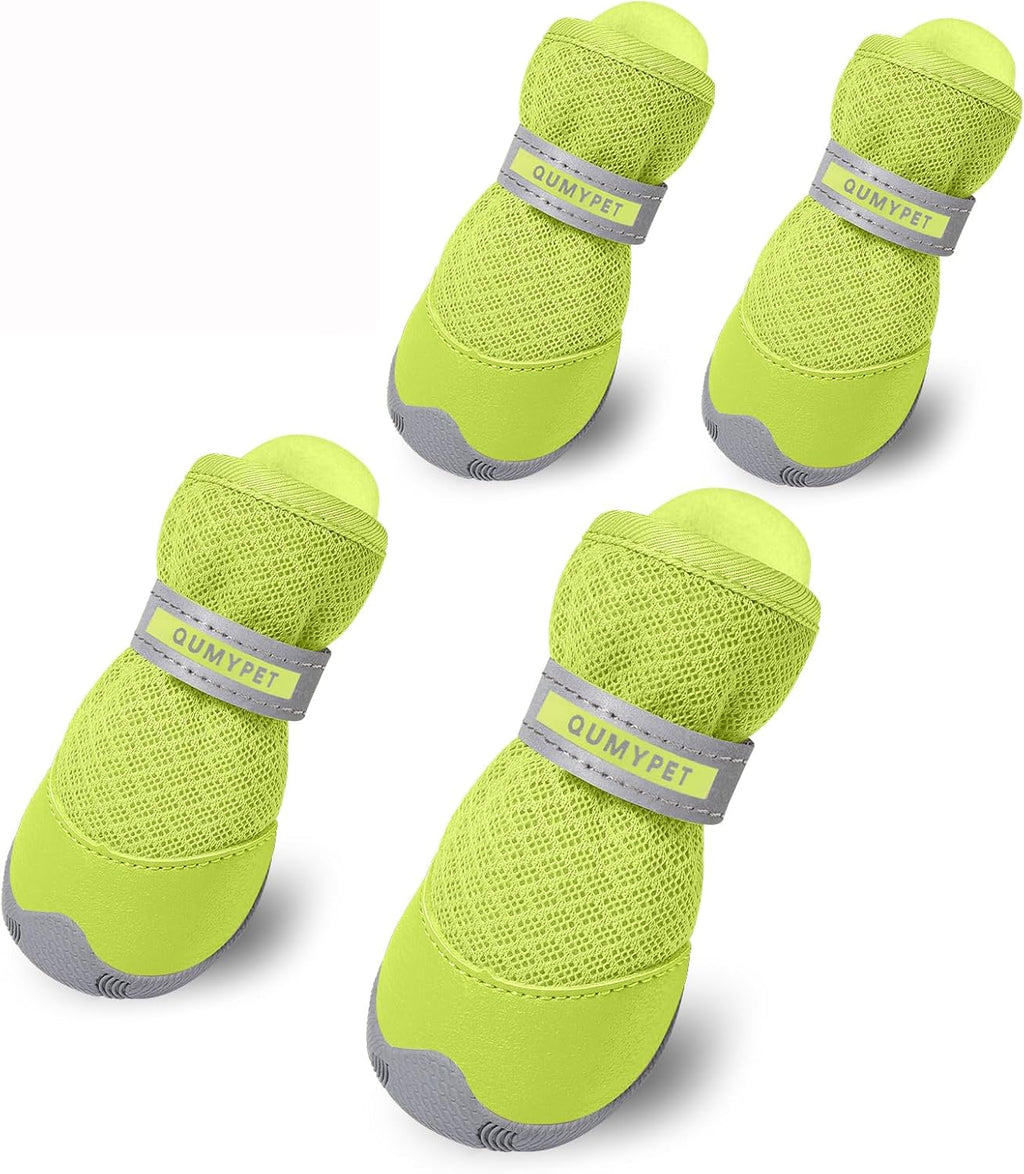 QUMY Dog Shoes for Small Dogs Hot Pavement Puppy Dog Boots & Paw Protectors