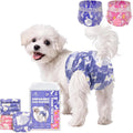 Pet Soft Disposable Dog Diapers Female with Foam Tail Hole S 24P
