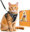 Cat Harness and Leash Set,Escape Proof Kitten Harness,Black