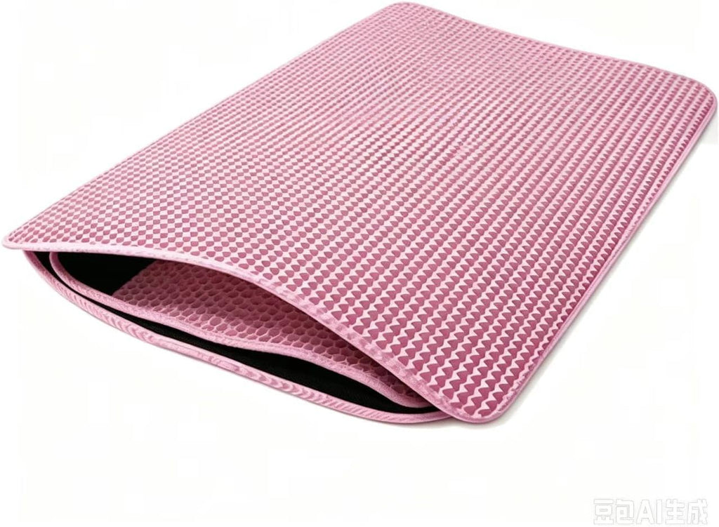 Double‑Layer Honeycomb Cat Litter Trapping Mat