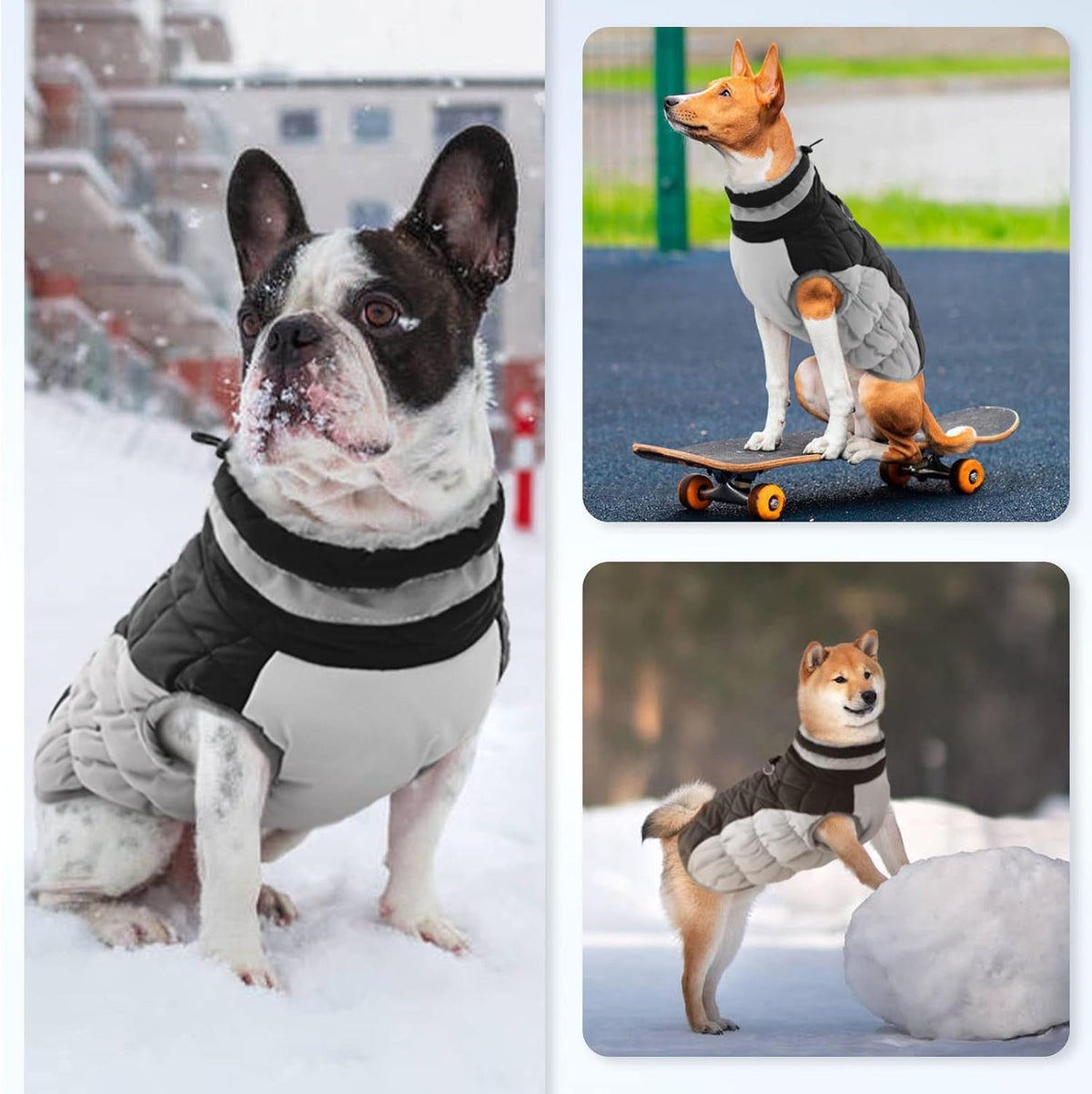 Dog Jackets For Large Dogs, Warm Dog Winter Coat With Harness, XXL