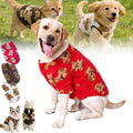 Cute Plush-Lined Pet Vest, Plush Bear Print Dog Vest for Pets，Red：8XL