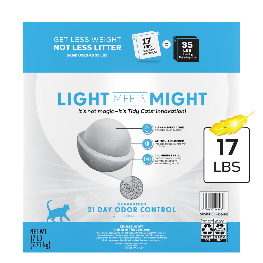 Purina Tidy Cats LightWeight Glade Clear Springs Litter, 17 lb