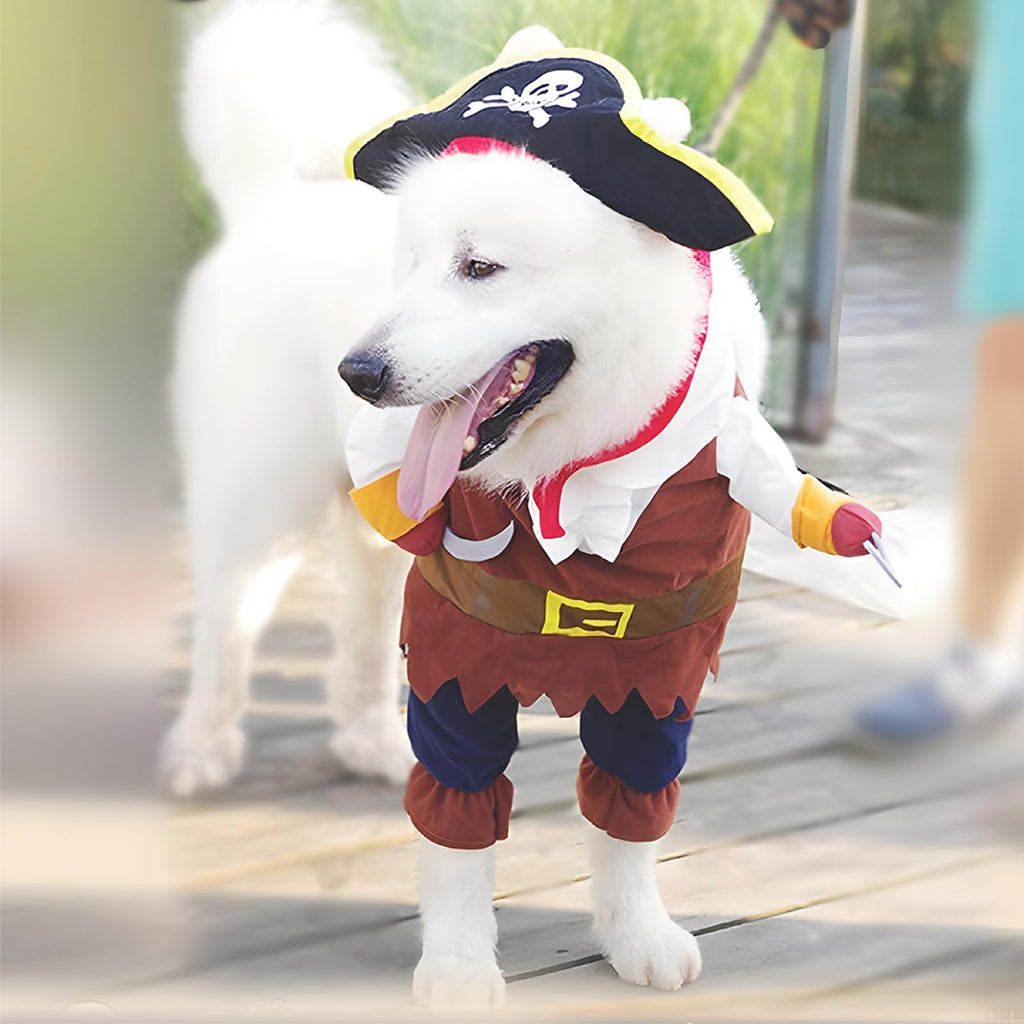 NACOCO Pet Dog Costume Pirates of The Caribbean Style (Medium)